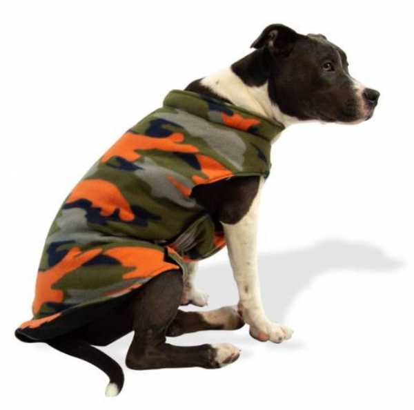 Doogy!® Wasserdichte Wendejacke mit einseitigem Camouflagemuster (camouflage/schwarz)